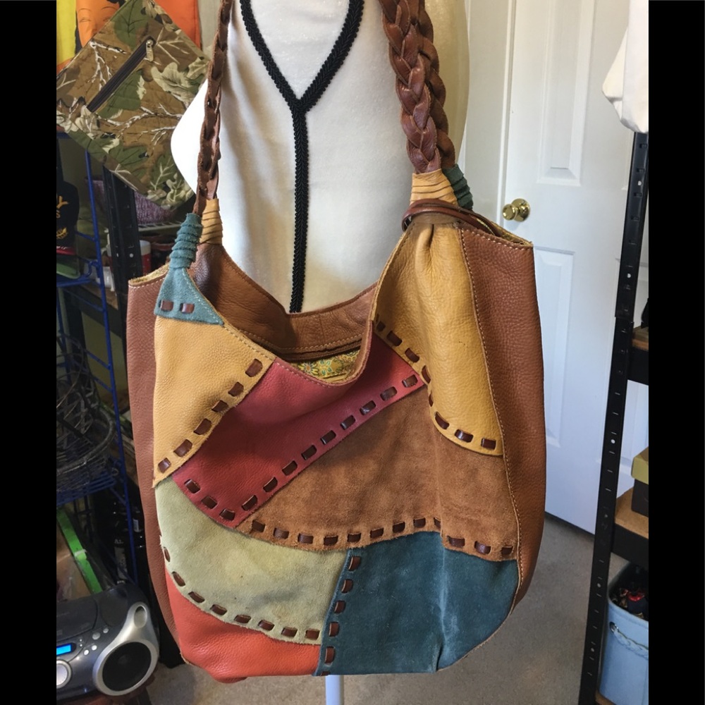 FOSSIL hobo Genuine leather purse not authentic